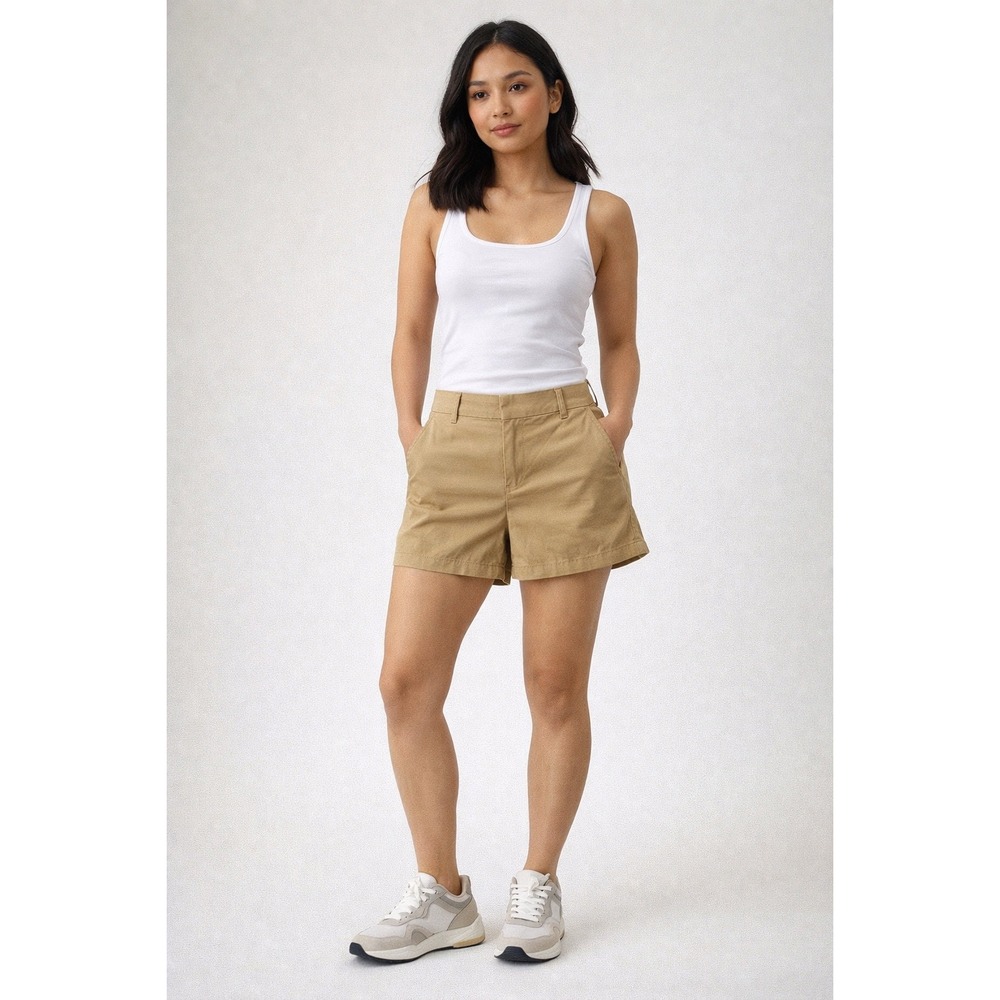J.Crew Broken-In Chino Shorts Khaki Tan Womens 2